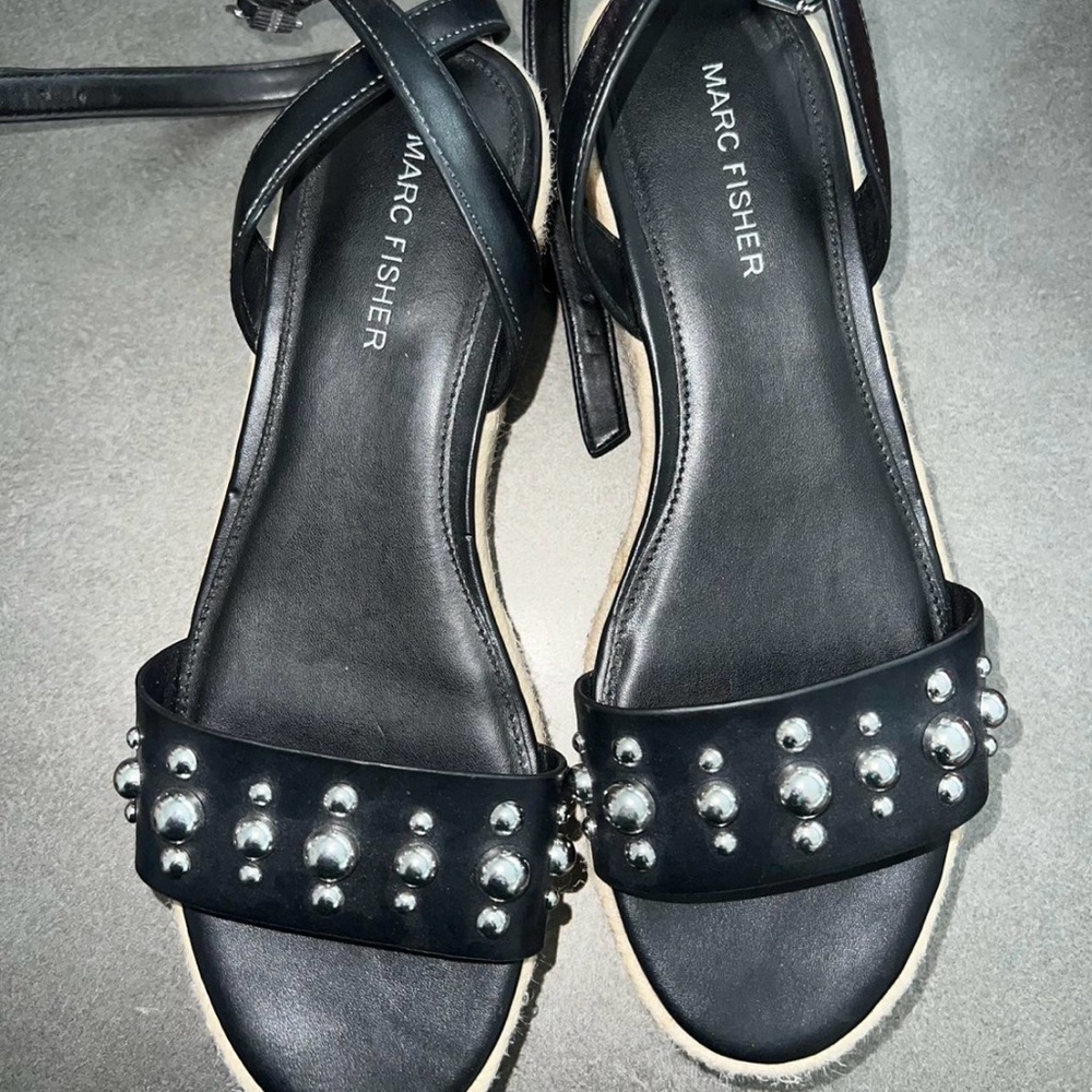 Studded platform sandals